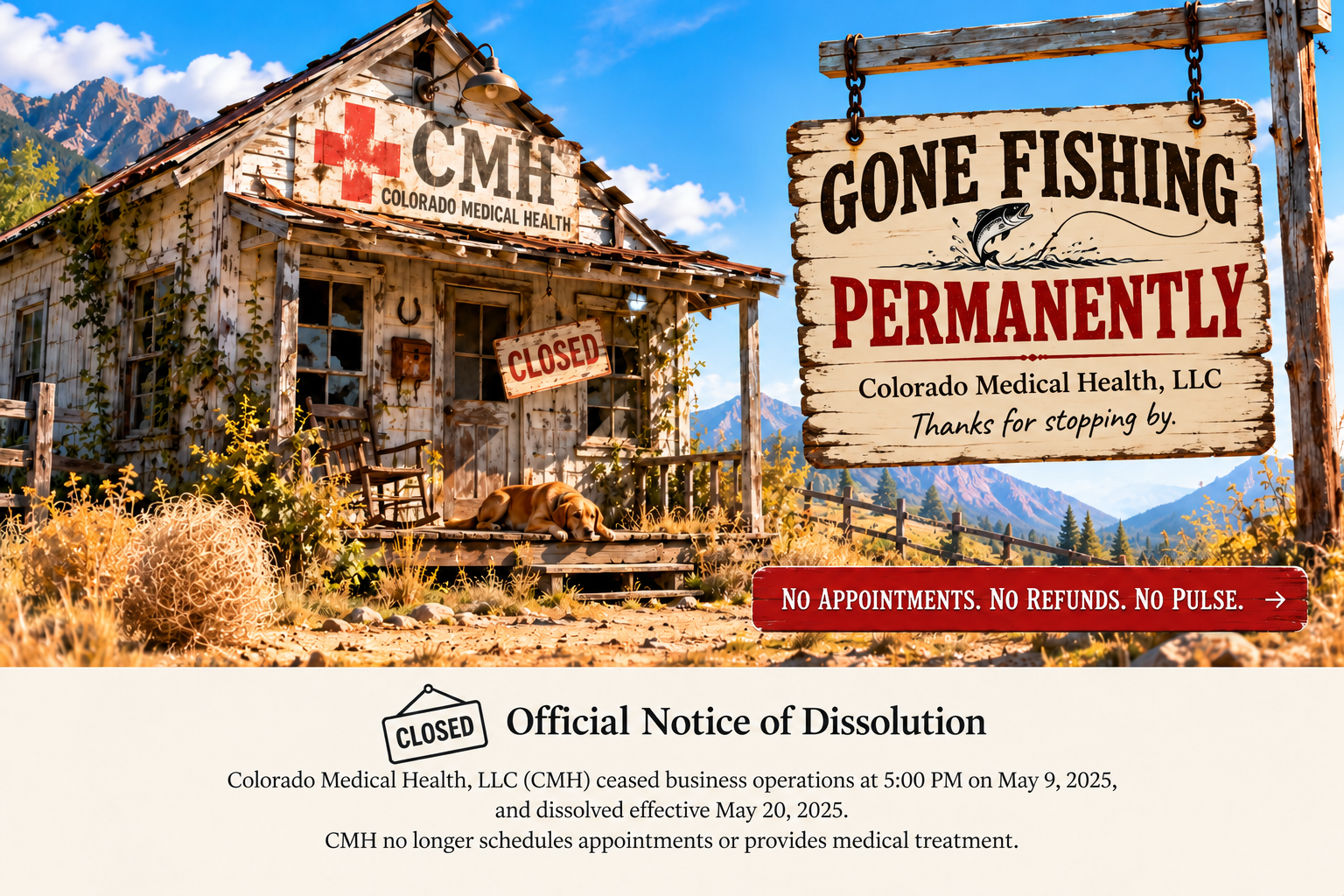 Colorado Medical Health - Notice of Dissolution